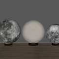 Modern Moon Floor Lamp 3d model