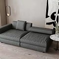 Double sofa 3d model