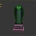 snake cobra venomous snake python reptile cold-blooded animal reptile 3d model