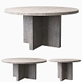 Table Round Table 3d model