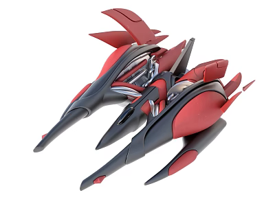 Toy plane space plane fighter 3d model