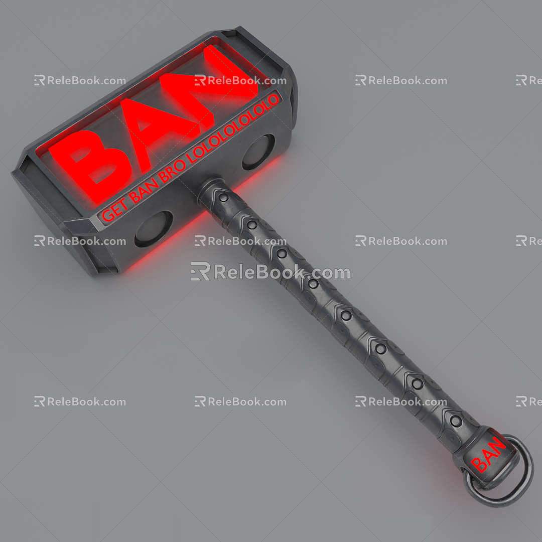 Modern Hammer Sub-era game Hammer 3d model