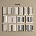 Poliform Wardrobe Doors Featuring Various Modern Design Styles Different Shapes And Glass Panels