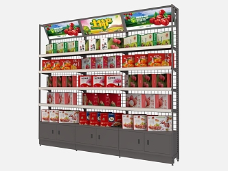 Specialty Gift Box Fruit Gift Box Specialty Rack Meichen Shelf Storage Rack Warehouse Rack Specialty Store 3d model