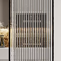 Modern partition glass screen partition 3d model
