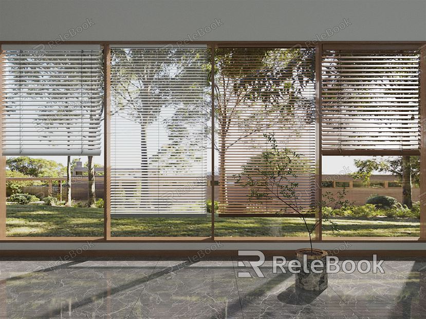 Modern venetian blinds model