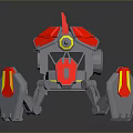 Robot Spider Robot Mecha Spider Science Fiction Spider Mechanical Spider Battery Spider Tower Defense 3d model