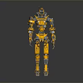 Bumblebee Transformers Robot Toy Sci-Fi Robot Figure 3d model