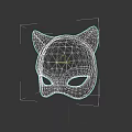 Black Cat Ear Hat 3D Model Fashion Accessory Design For Cosplay