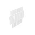 Structural Strip Components Featuring Multiple Hole Patterns And Linear Design