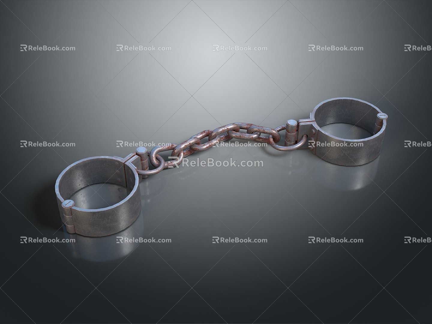 Industrial LOFT Foot Cuffs Handcuffs Shackles model