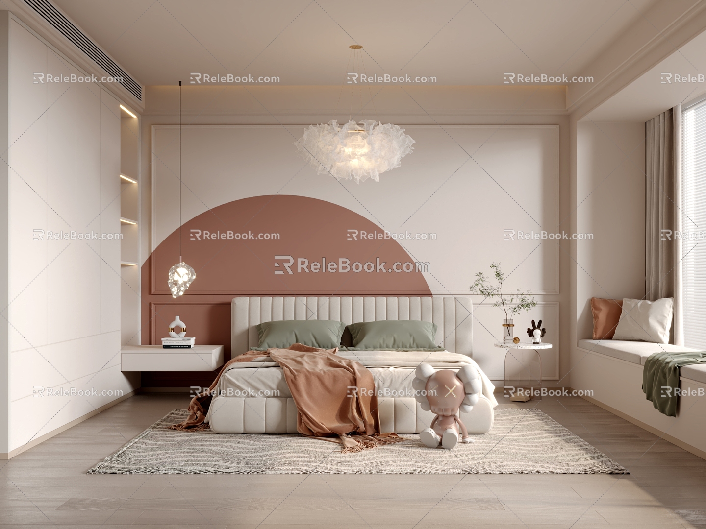 Modern Bedroom 3d model