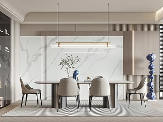Modern Restaurant 3d model