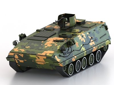 Armored vehicle infantry fighting vehicle 3d model