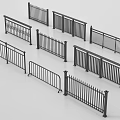 Various Metal Railings With Different Designs For Home And Garden Use