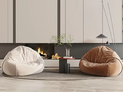 Modern Lazy Sofa 3d model
