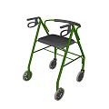 Industrial Equipment Walker With Four Wheels Armrests Comfortable Seat And Stable Frame