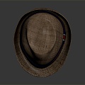 Men's Hat Winter Brim Hat Baseball Hat 3d model