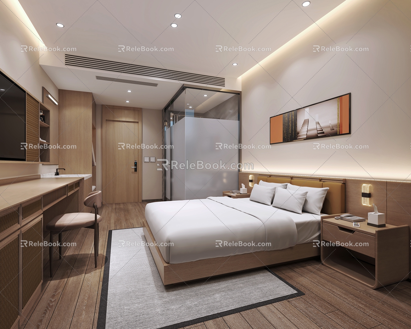 Hotel Room 3d model