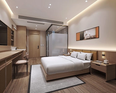 Hotel Room 3d model