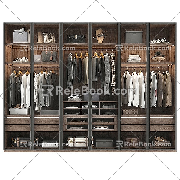 wardrobe wardrobe combination 3d model