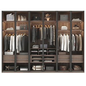 wardrobe combination 3d model