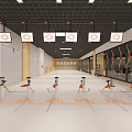 Indoor Archery Fitness Training Facility With Targets Equipment And Practice Zones