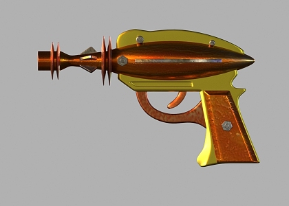 Laser Gun Ray Gun 3d model