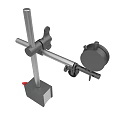 Adjustable Measuring Instrument Stand with Dial Indicator Clamp Base and Precision Measurement