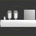 Medical Device With Silver Precision Structure Vacuum Tubes And Control Knobs Design 3d model