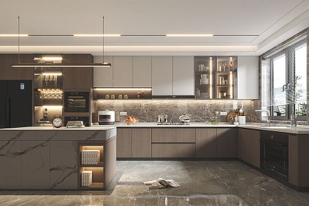 Modern Kitchen 3d model