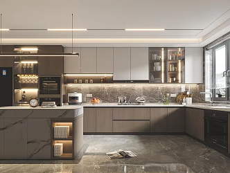 Modern Kitchen 3d model