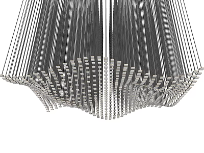 Modern Chandelier Hall Chandelier Art Chandelier 3d model