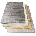 Modern Square Rugs In Neutral Tones With Textured Patterns For Home Decoration