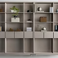 New Chinese Style Tea Cabinet Storage Rack Display Rack Decorative Rack 3d model
