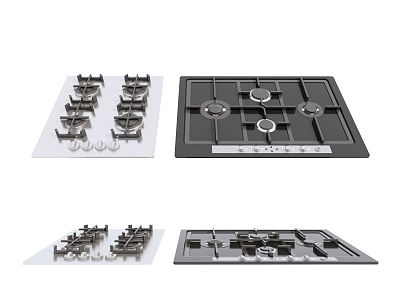 Modern gas stove gas stove gas stove 3d model