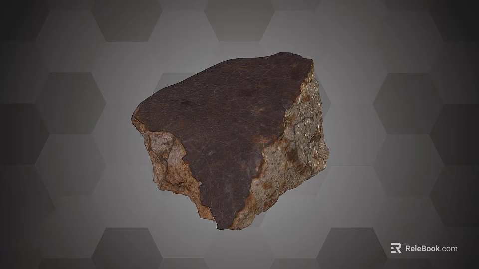 Natural Wood Stone Material Featuring Rough Surface and Distinctive Texture for Interior Design 3d model