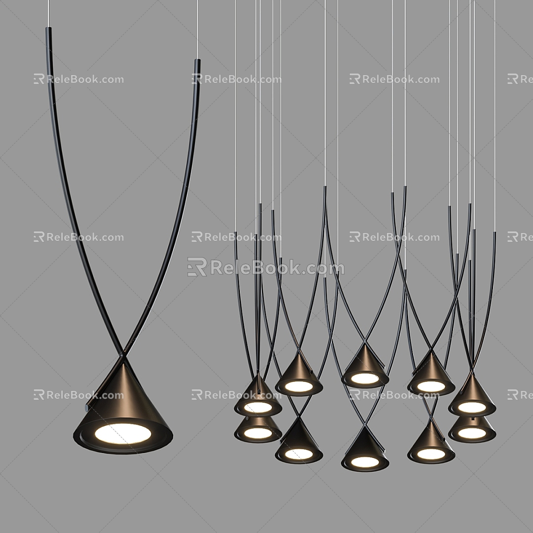 Modern Minimalist Chandelier Chandelier Simple Chandelier Decorative Chandelier Dining Room Chandelier Living Room Chandelier 3d model