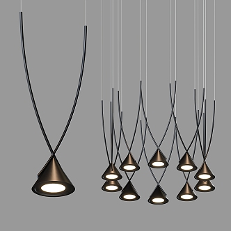 Modern Minimalist Chandelier Simple Chandelier Decorative Chandelier Dining Room Chandelier Living Room Chandelier 3d model