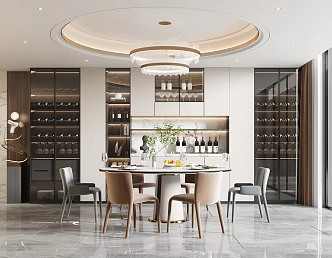 Modern Restaurant 3d model