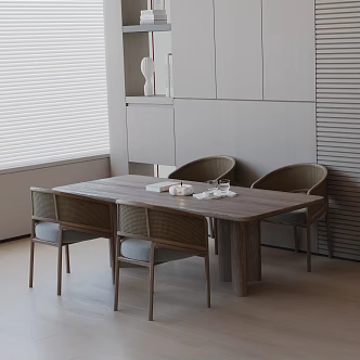Modern table combination 3d model