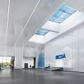 Office Technology Hall 3d model
