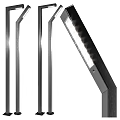 Modern Aluminum Outdoor LED Light for Garden Yard with Waterproof Design and Bright Illumination