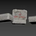 Vintage Metal First Aid Kits With Open Case Containing Scissors Bandages And Medical Supplies