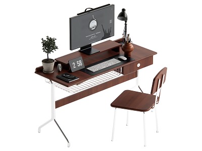 Middle Style Computer Desk model