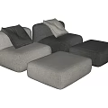 Lazy Sofa Casual Sofa Recliner Single Sofa 3d model