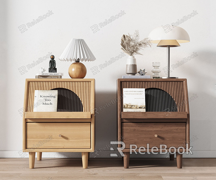 Nordic bedside table model