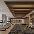 Modern Gym 3d model