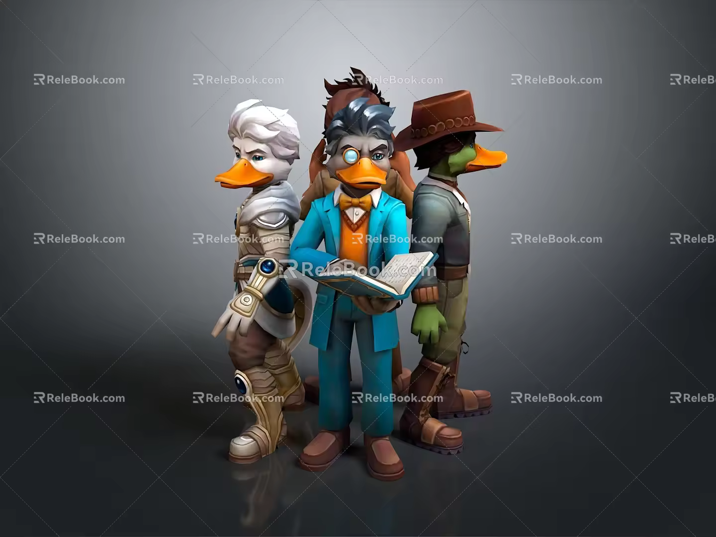 Donald Duck Duck Duck Cartoon Duck Anime Duck Stylized Duck Fantasy Style Duck 3d model