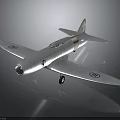 Detailed Silver Cosmic Aerospace Model Showcasing Vintage Aviation Design Structure